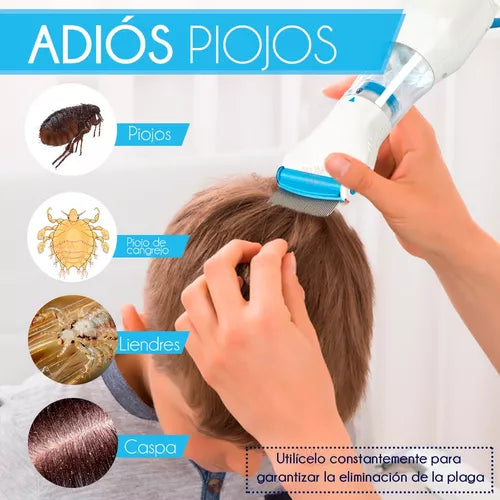 Aspiradora quita piojos liendras