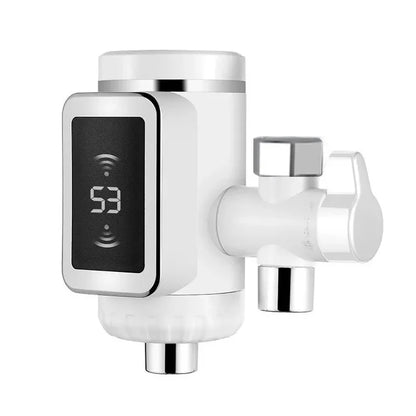 Grifo calentador de agua con pantalla